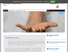 Tablet Screenshot of bohlengruppe.com